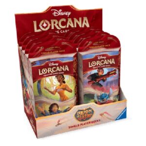Lorcana 8JAF Reign of Jafar: Starter Deck Display