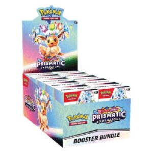 Pokemon Prismatic Evolutions Booster Bundle Display