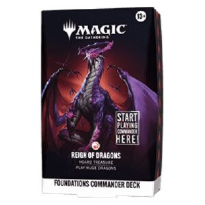 Magic: The Gathering Commander: Foundations: "Reign of Dragons" Commander Deck