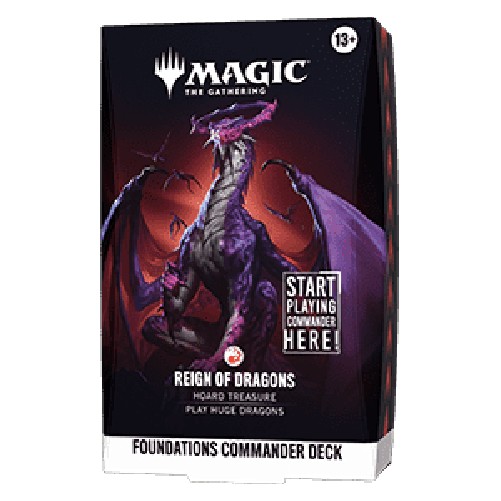 Magic: The Gathering Commander: Foundations: "Reign of Dragons" Commander Deck
