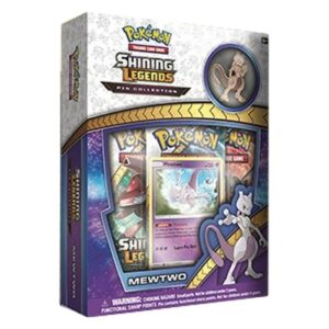 Pokemon Shining Legends: Mewtwo Pin Collection Italian