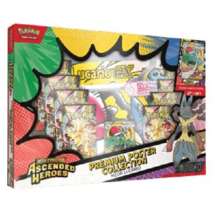 Pokemon Ascended Heroes: Mega Lucario Premium Poster Collection