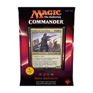 Magic: The Gathering Commander 2016: "Open Hostility" Deck (Black/Red/Green/White) German