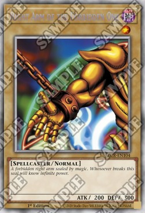 Yu-Gi-Oh! Right Arm of the Forbidden One