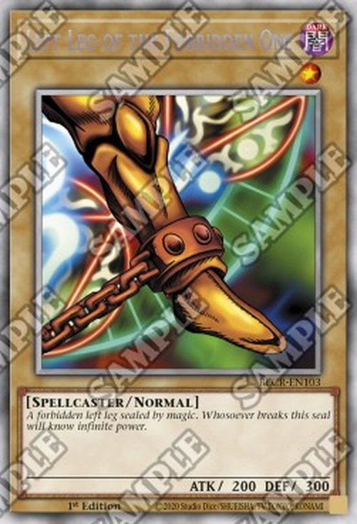 Yu-Gi-Oh! Left Leg of the Forbidden One