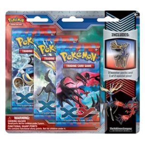 Pokemon XY: Xerneas Pin 3-Pack Blister