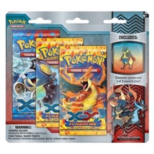 Pokemon Flashfire: Mega Lucario Pin 3-Pack Blister