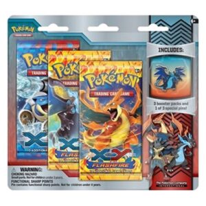 Pokemon Flashfire: Mega Charizard X Pin 3-Pack Blister