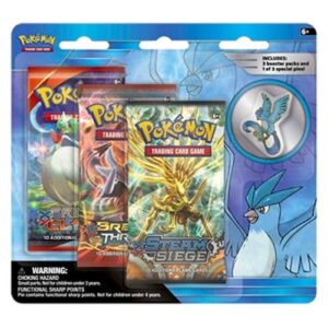 Pokemon Articuno Pin 3-Pack Blister