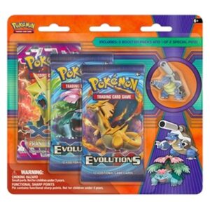Pokemon Mega Blastoise Collector's Pin 3-Pack Blister