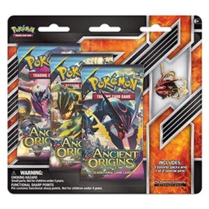 Pokemon Ancient Origins: Mega Rayquaza Pin 3-Pack Blister