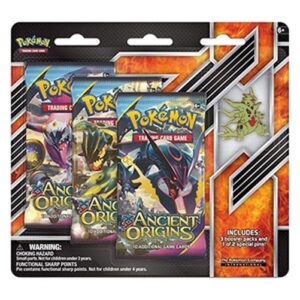 Pokemon Ancient Origins: Mega Tyranitar Pin 3-Pack Blister