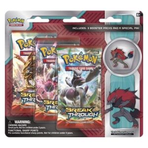 Pokemon BREAKthrough: Zoroark Collector's Pin 3-Pack Blister