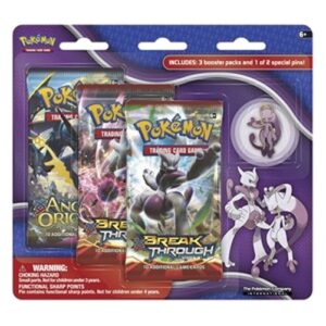 Pokemon BREAKthrough: Mega Mewtwo Y Pin 3-Pack Blister