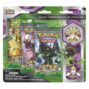 Pokemon Fates Collide: Mega Alakazam Pin 3-Pack Blister