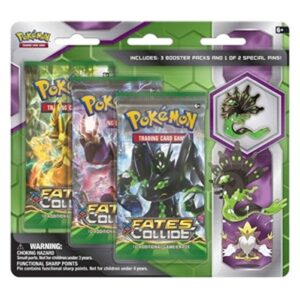 Pokemon Fates Collide: Zygarde Pin 3-Pack Blister