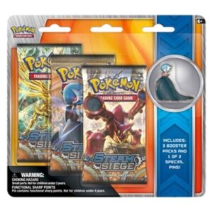 Pokemon Steam Siege: Shiny Mega Gardevoir Pin 3-Pack Blister