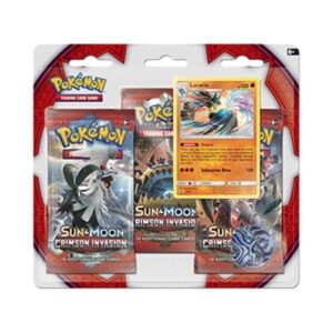 Pokemon Crimson Invasion: Lucario 3-Pack Blister