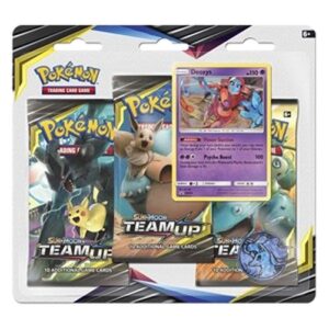 Pokemon Team Up: Deoxys 3-Pack Blister