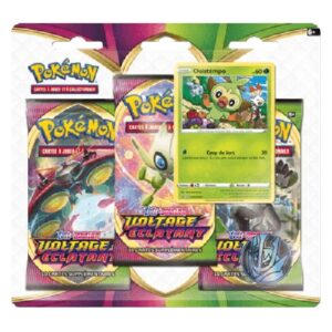 Pokemon Vivid Voltage: Grookey 3-Pack Blister