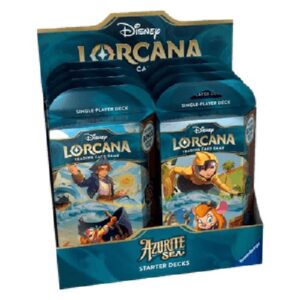 Lorcana Azurite Sea: Starter Deck Display