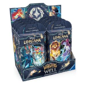 Lorcana Whispers in the Well: Starter Deck Display