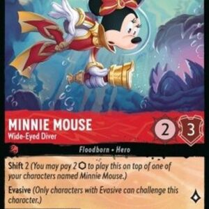 Lorcana Minnie Mouse - Wide-Eyed Diver