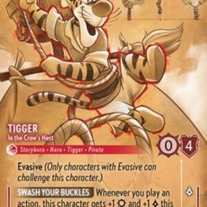 Lorcana Tigger - In the Crows Nest