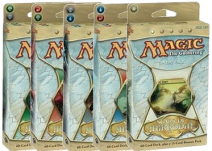 Magic: The Gathering Scars of Mirrodin Intro Pack Set of 5
