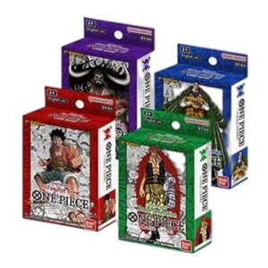 One Piece Super PreRelease Starter Deck: ST01-ST04: Deck Set