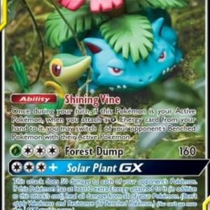 Pokemon Venusaur & Snivy GX