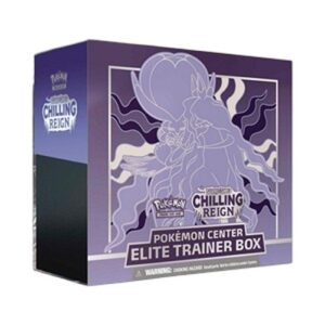 Pokemon Chilling Reign: Pokemon Center Shadow Rider Calyrex Elite Trainer Box