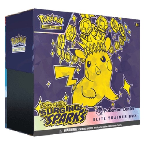 Pokemon Surging Sparks Pokémon Center Elite Trainer Box