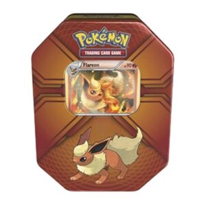 Pokemon Triple Effect Tins: Flareon Tin