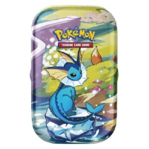 Pokemon Prismatic Evolutions: Vaporeon Mini Tin