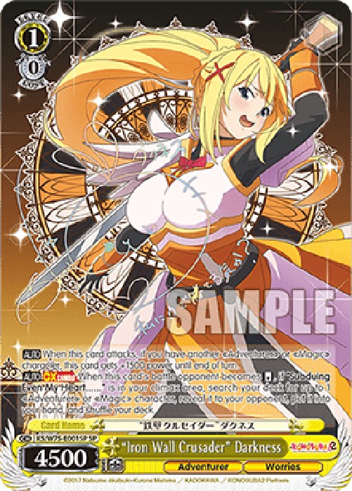 Weiss Schwarz Iron Wall Crusader Darkness
