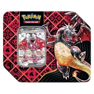 Pokémon Paldean Fates: Tera Charizard ex Tin (US Version)