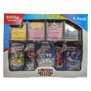 Pokemon Paldean Fates: Costco 5-Pack Mini Tin Bundle