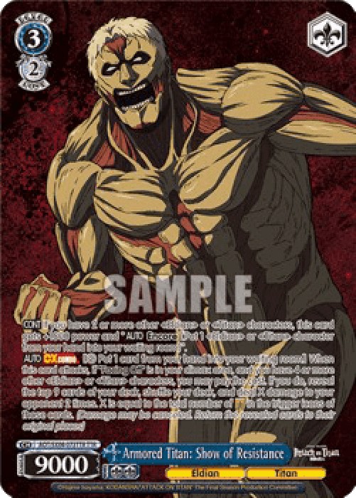 Weiss Schwarz Armored Titan: Show of Resistance