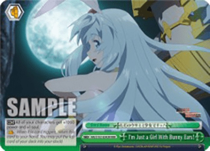 Weiss Schwarz Im Just a Girl With Bunny Ears!
