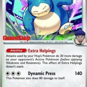Pokemon Hops Snorlax