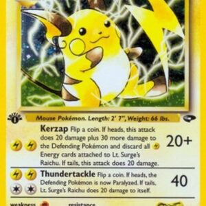 Pokemon Lt. Surges Raichu