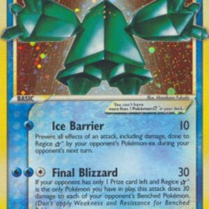 Pokemon Regice Gold Star