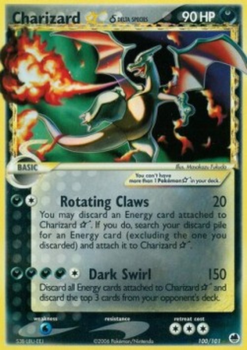Pokemon Charizard Gold Star δ Delta Species
