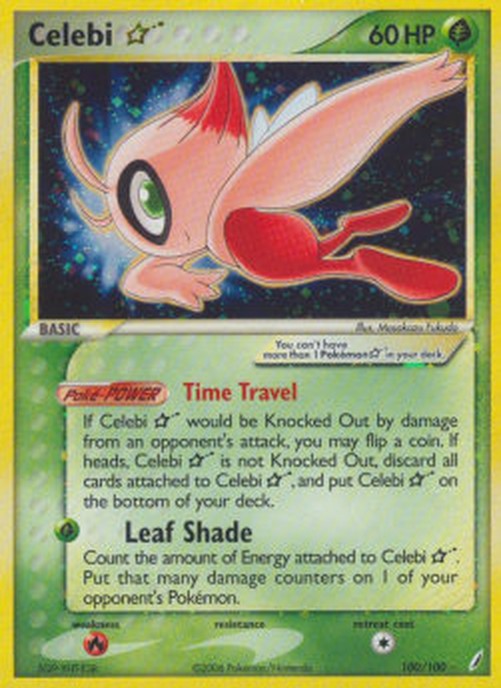 Pokemon Celebi Gold Star