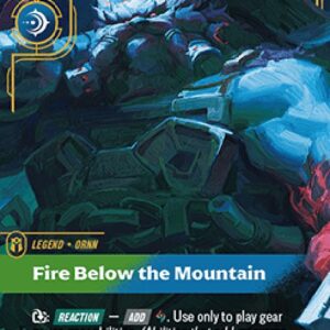 Riftbound SFD Ornn, Fire Below the Mountain