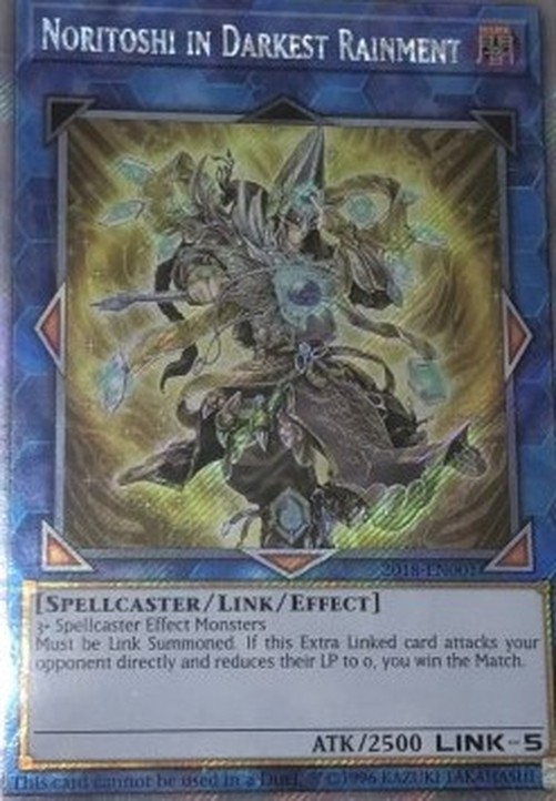 Yu-Gi-Oh! Noritoshi in Darkest Rainment