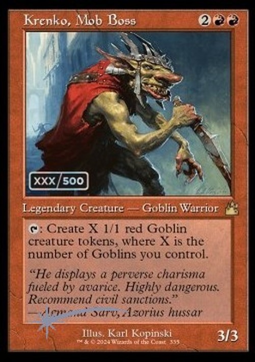 Magic: The Gathering Krenko, Mob Boss