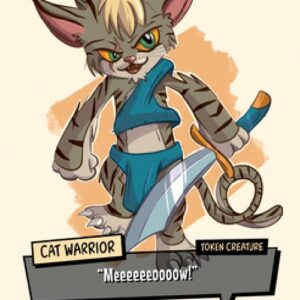 Magic: The Gathering Cat Warrior Token