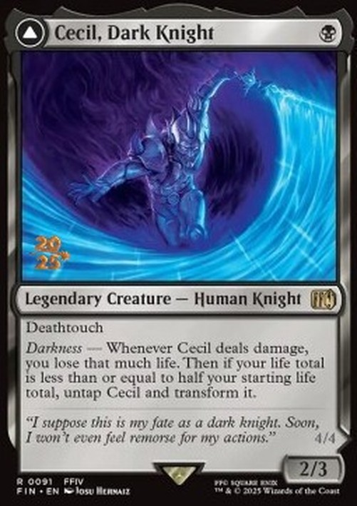 Magic: The Gathering Cecil, Dark Knight // Cecil, Redeemed Paladin